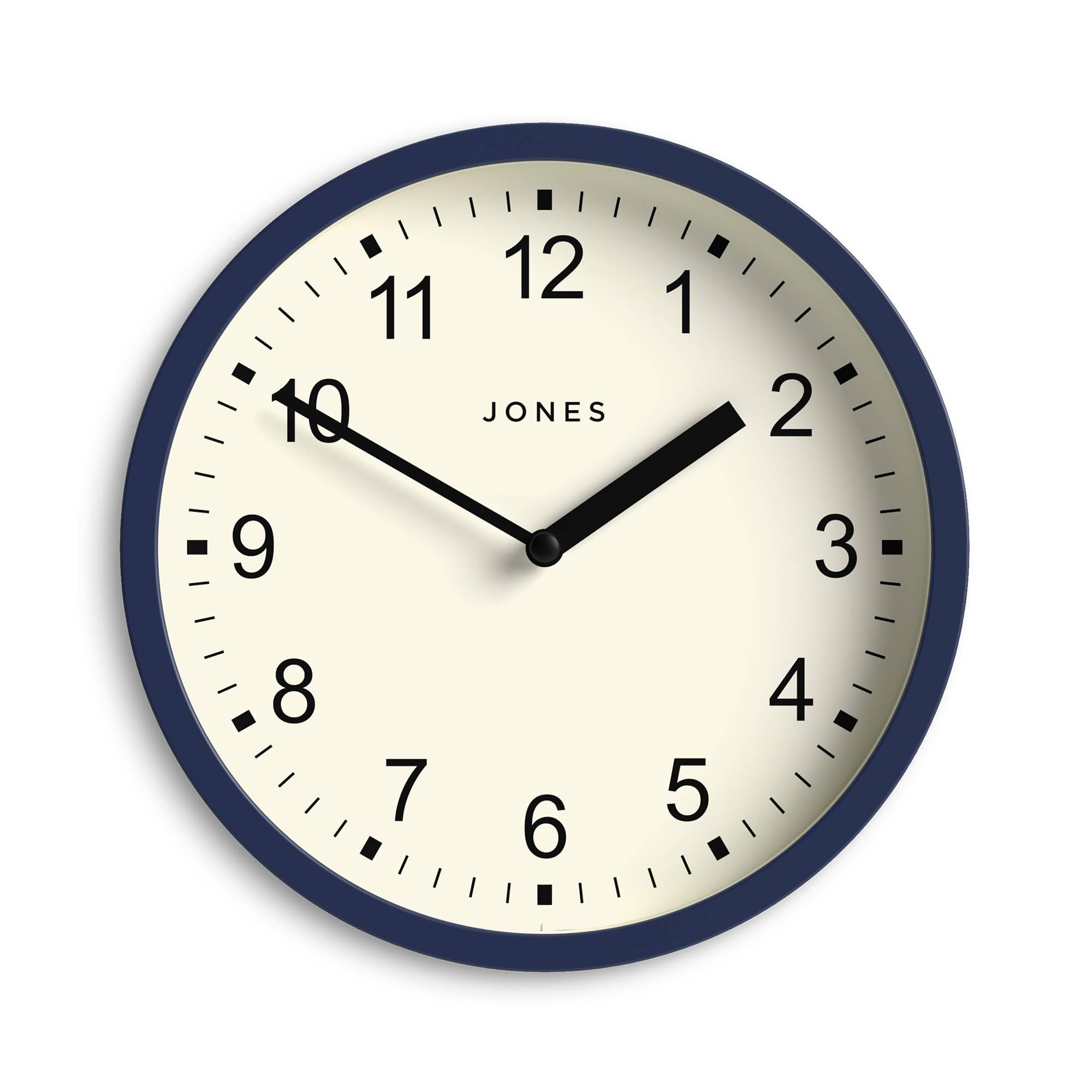 Amazon.com: JONES CLOCKS® Spin wall Clock | Small Modern Round